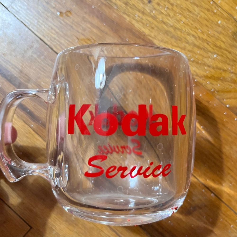 Vintage Kodak Service Lucite Coffee Mug Photography
